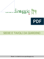 Sedie e Tavoli Da Giardino