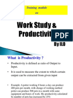 Module 1 Work Study &amp Productivity ILO