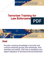 Terrorism Training For Law Enforcement