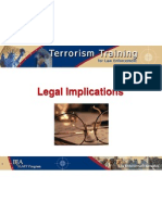 Legal Implications: Law Enforcement Sensitive