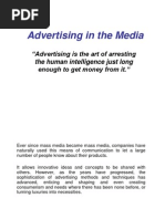 Advertising in The Media