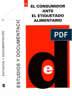 Nº 5 (Primera Etapa) El consumidor ante el etiquetado alimentario