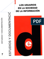 Nº 7 Los usuarios en la sociesad de la información