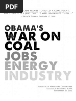 Download OBAMAS War on COAL JOBS ENERGY and INDUSTRY by Barbara Espinosa SN106561332 doc pdf