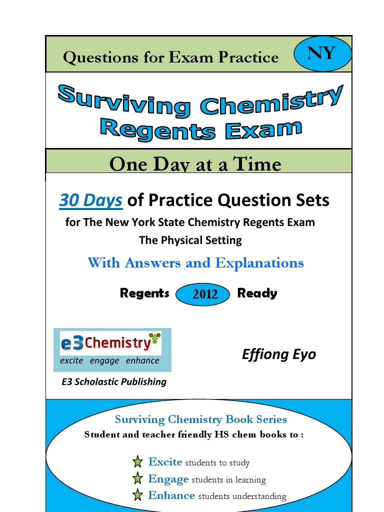 Surviving Chemistry Regents Exam Questions For Exam Practice PDF