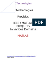 Matlab IEEE Project Titles 2011 - 2012