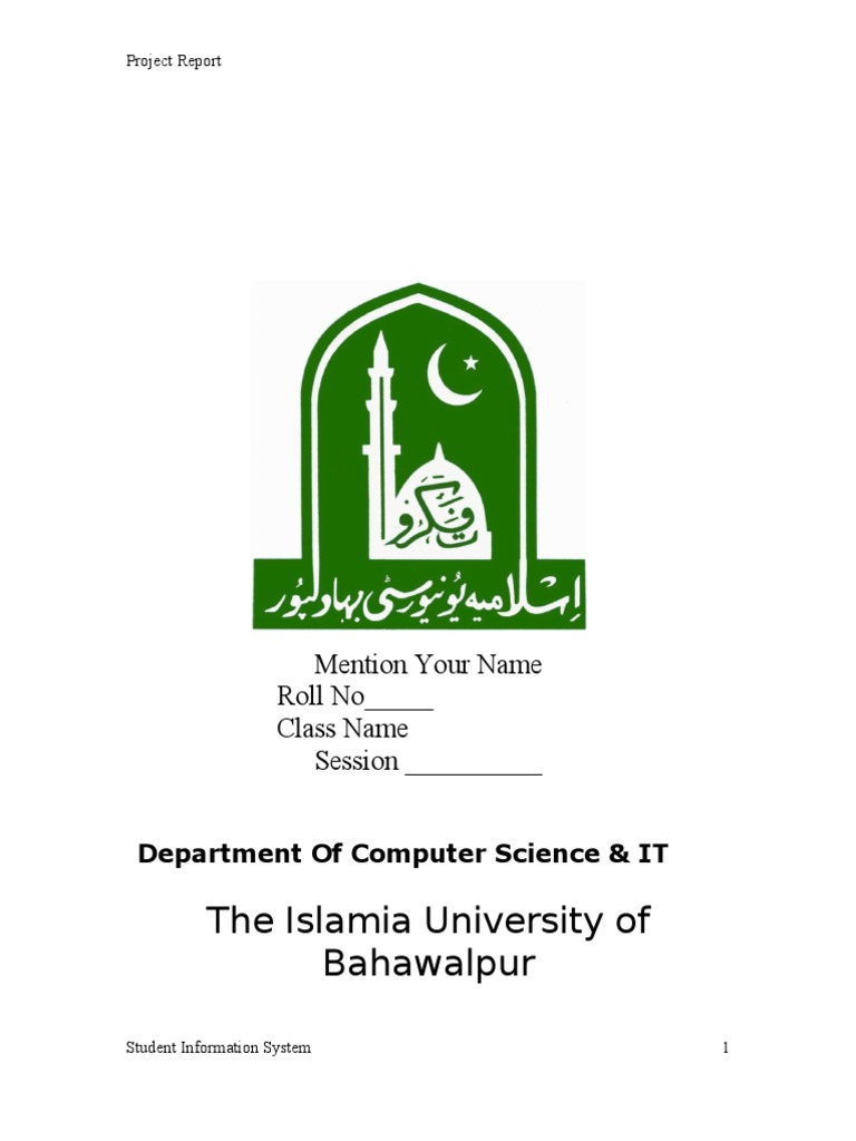 Student Information System PDF Php Dynamic  Page