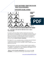 Arranque de Motores Trifásicos de Dos Velocidades Conexión Dahlander