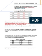 Chapter 19 American Expansion Numbers Matter