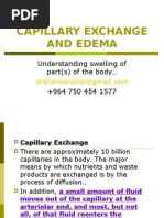 Capillary Exchange and Edema