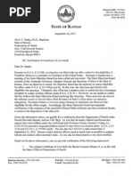 2012-09-14 - KS - SoS Kobach Letter To Onaka and Response