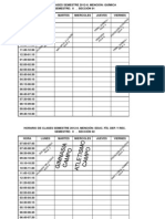 Horario Semestre Académico 2012-Ii