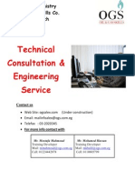 Technical Consultation & Engineering Service: Petroleum Ministry Oil and Gas Skills Co. Alex Branch