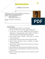 Dr. Punit Kumar Dwivedi [CV]