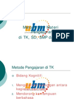 PB4MAT_04Bahan - Pert Ke-4 Metode Mengajar Di TK-SMA