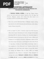 Counter Affidavit SAMPLE