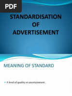 Standardization Af Advertisement