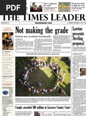 Times Leader 09-22-2012  PDF  Mitt Romney  American Government