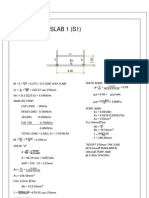 Design of Slab 1 (S1) : S L 1.50 4 L 24 4000 24 V