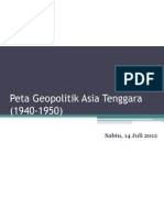 Peta Geopolitik Asia Tenggara (1940-1950) PPT K Irfan