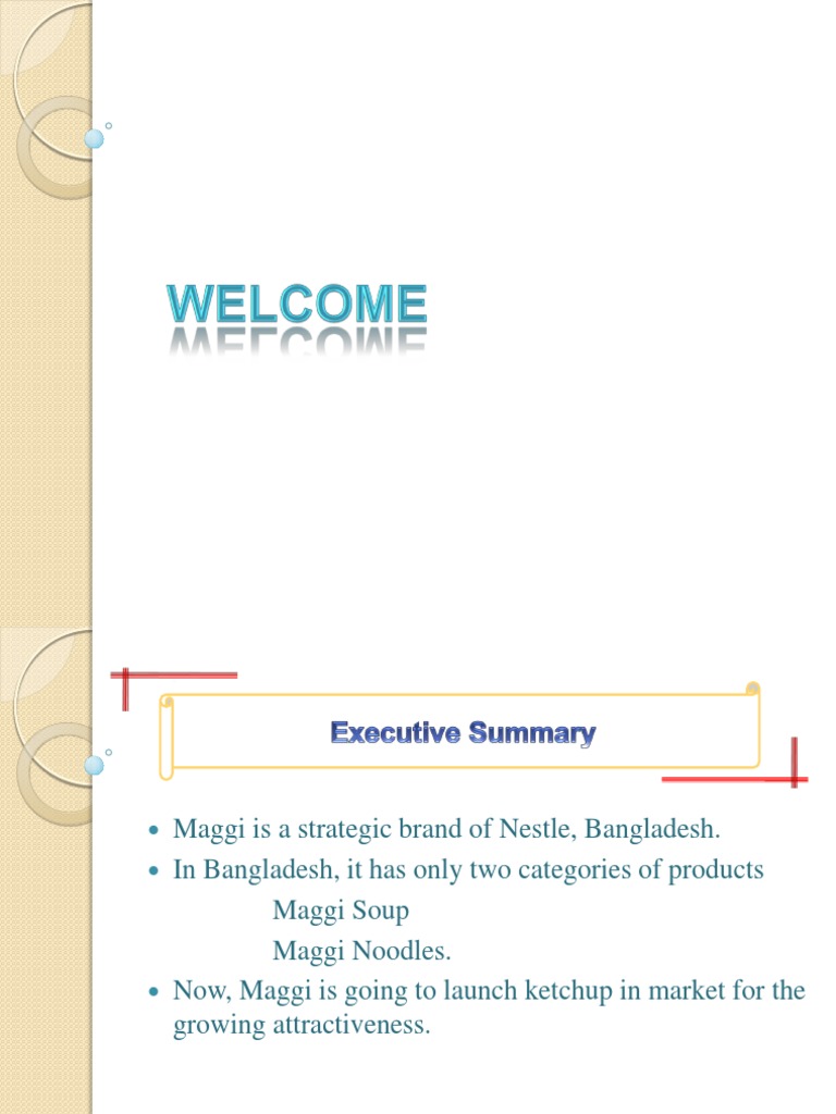 Marketing Plan On Maggi Ketchup PDF Sales Business Economics