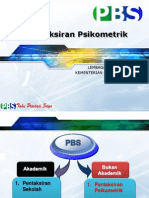 Pentaksiran Psikometrik Ting 1 2012