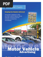 Download Guidelines for Motor Vehicle Advertising by Mike DeWine SN106648365 doc pdf