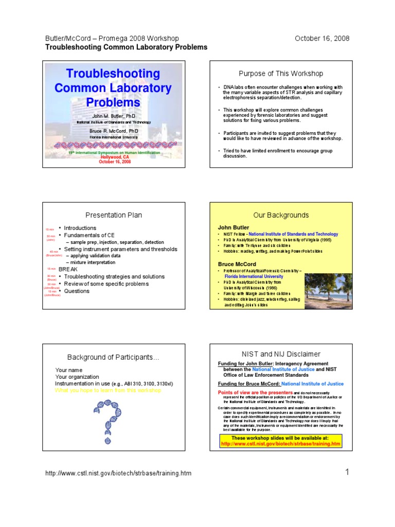 Promega2008 Troubleshooting Common Laboratory Problems PDF