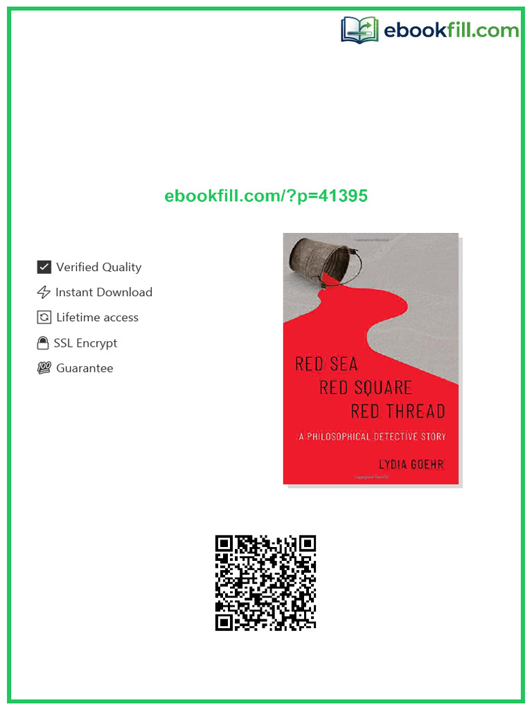 Ebook Red Sea Red Square Red Thread A Philosophical Detective Story 1st ...