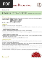 2011 ED Lingua Estrangeira