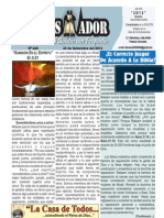 2012-09-22 "EL CONQUISTADOR" Boletín Semanal de La casa de Todos