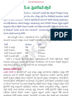 SI Preparation Plan in Ap