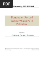 Bonded or Forced Labour