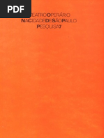 Teatro Operário na Cidade de são Paulo