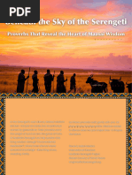 Proverbs: Sudan and England Comparison | PDF | Proverb | Book Of