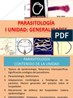 PARASITOLOGÍA I UNIDAD