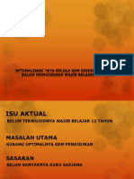 Kertas Kerja Kelompok Diklat Pim IV Bidang Pendidikan Pohon Masalah SDM