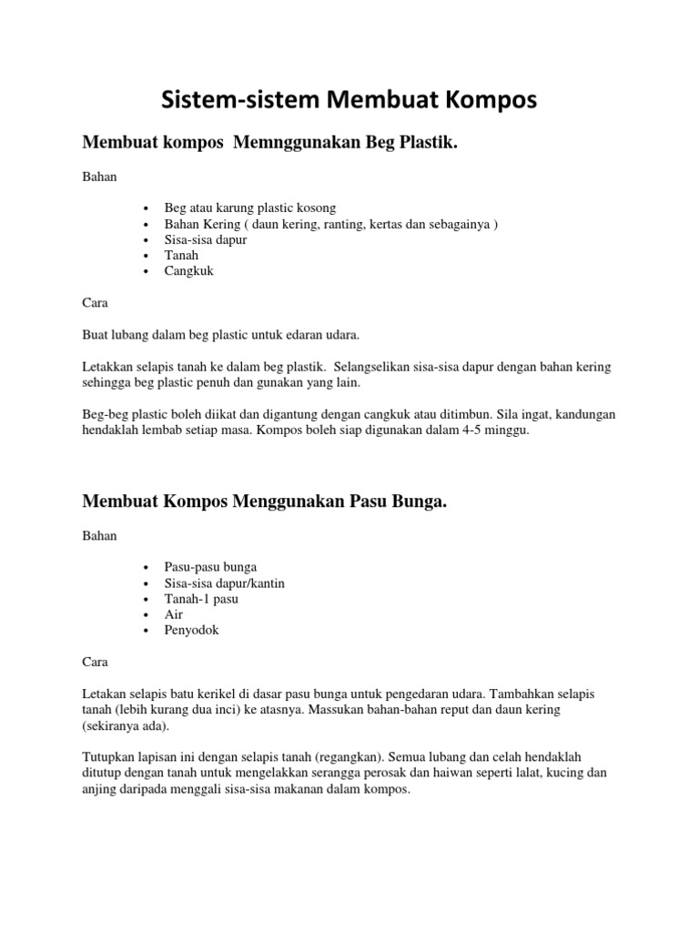 Sistem Membuat Baja Kompos Pdf