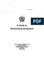 A Performance Evaluation Guide