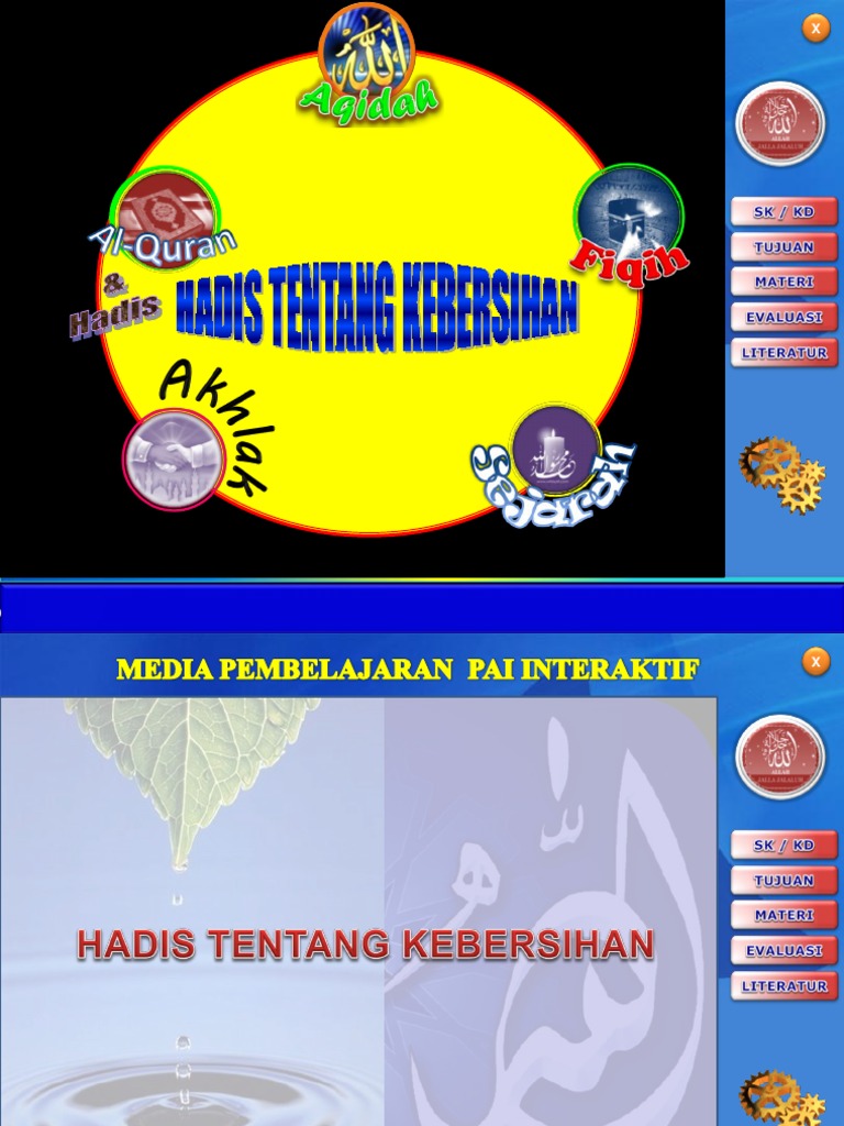 Gambar Hadits Tentang Kebersihan - Gambar Islami
