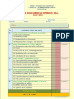 Ficha de Evaluación de Expresión Oral 01