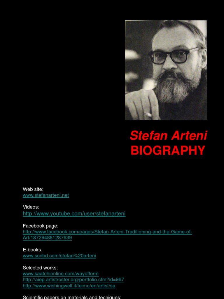 StefanArteni Biography September2012 Calligraphy Collage