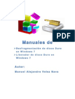 Manuales de Desfacmentacion y Liberador de Disco Duro