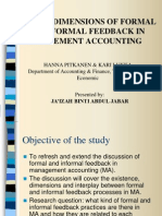 3 Dimension of Formal and Informal Feedback