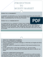 Introduction to Commodity Markets