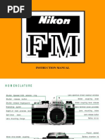 Nikon FM INSTRUCTION MANUAL