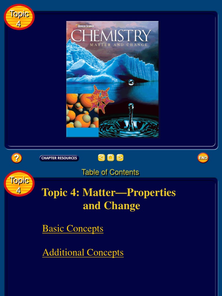 Properties and Changes of Matter | PDF | Chemical Substances | Chemical ...