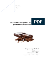 Informe de Tecnologia Chocolate