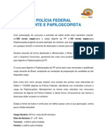 Agente e Papiloscopista PF