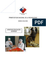 Apartado Educacion Superior Discapacidad ENDISC 2004 13